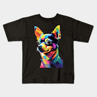 Chihuahua Pop Art Kids T-Shirt